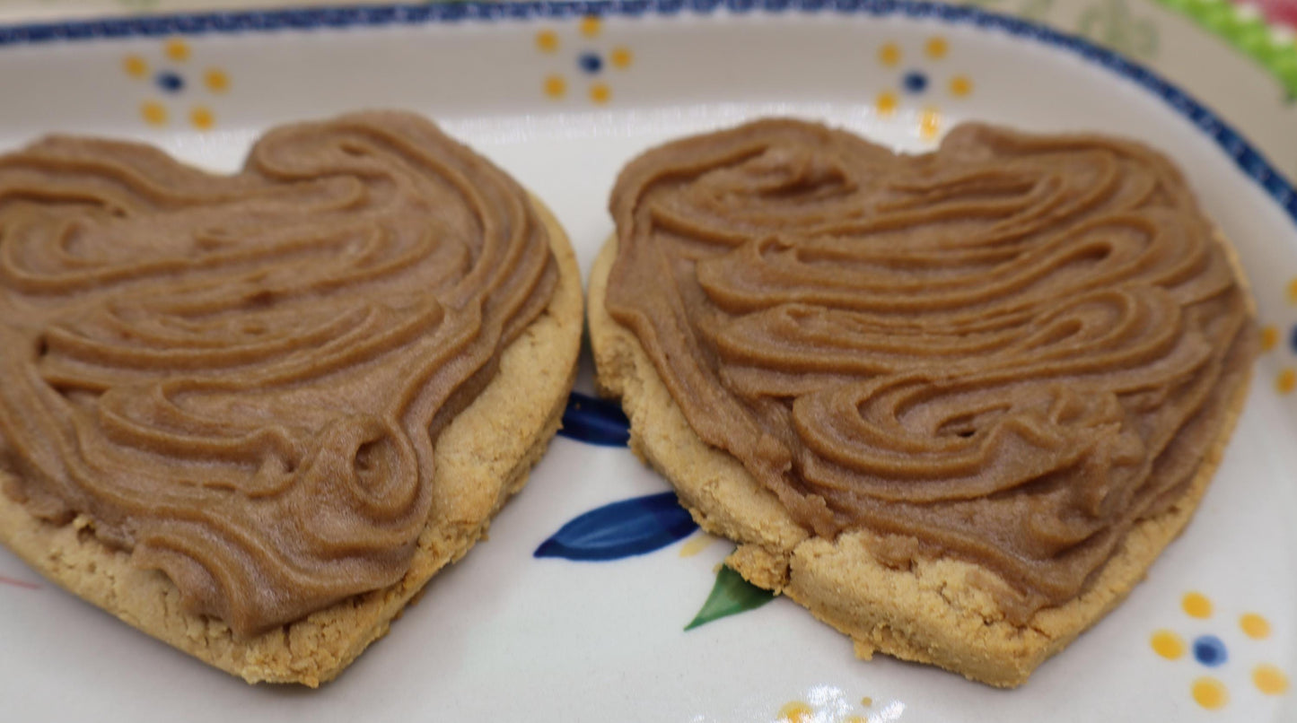 Galletas de Azúcar Glaseadas de Arce Paleo AIP - Edición Corazón