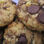 Sugar Free Dark Chocolate Walnut Oat Cookies - Vegan & Gluten Free