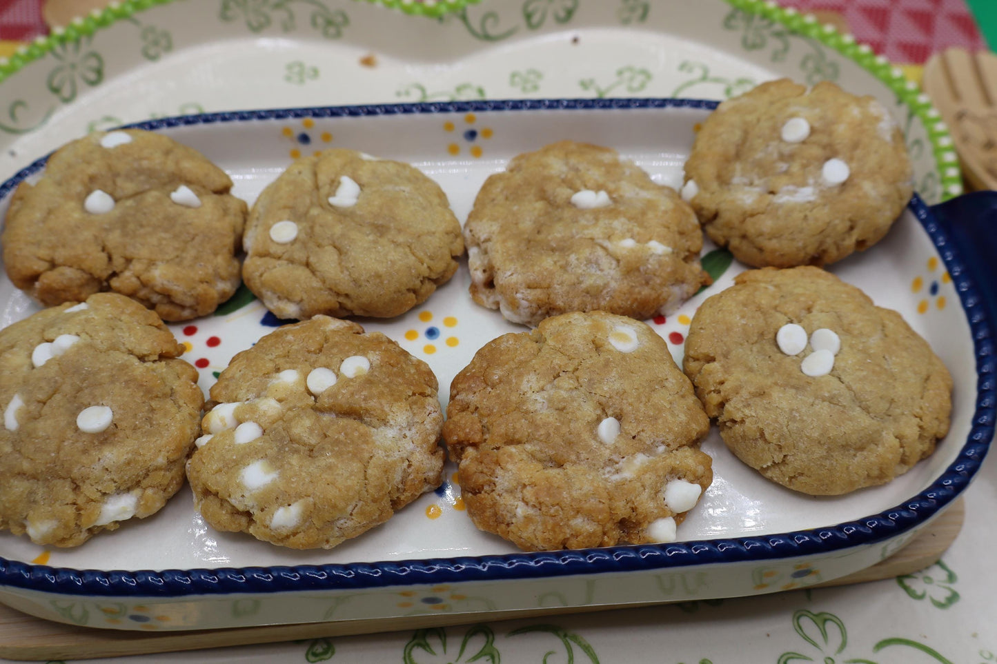 Cookies aux pépites de chocolat blanc sans gluten - Végétalien et sans allergènes