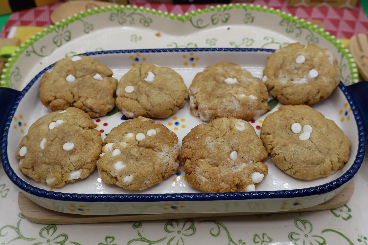 Cookies aux pépites de chocolat blanc sans gluten - Végétalien et sans allergènes
