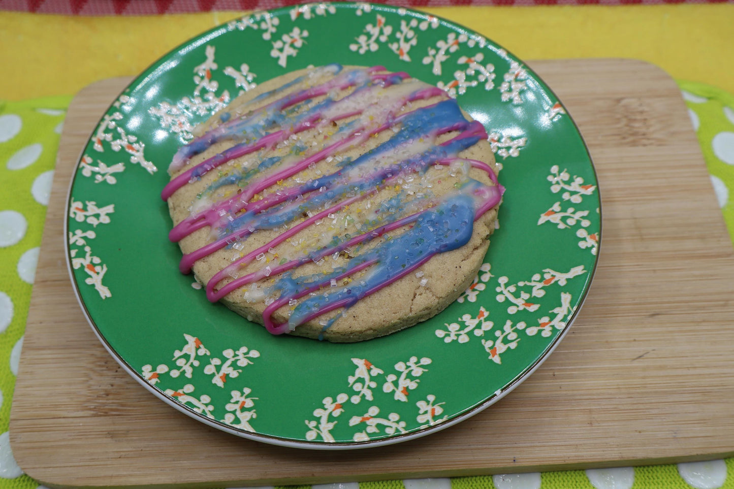 Jumbo Gluten Free Iced Sugar Cookies - Dairy Free & Vegan