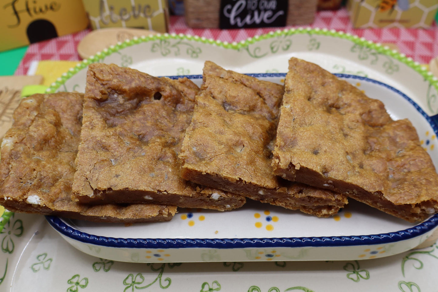 Allergy-Friendly Gluten Free Blondie Bar - Vegan Treat