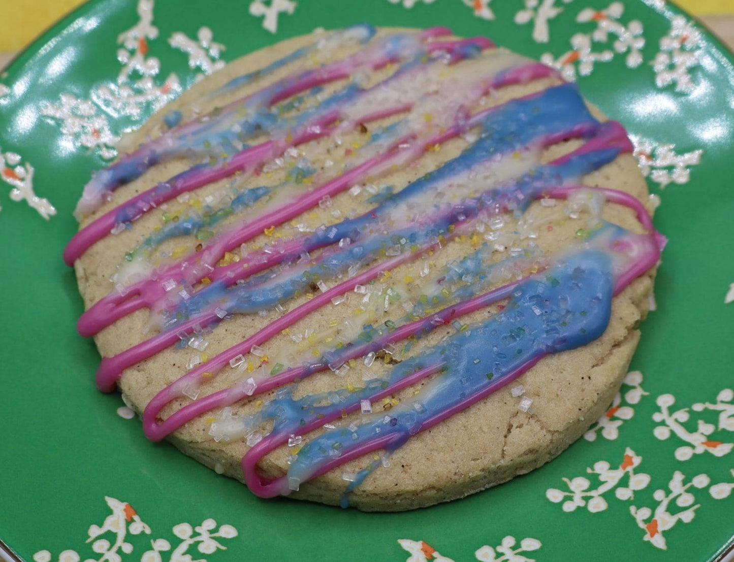 Jumbo Gluten Free Iced Sugar Cookies - Dairy Free & Vegan