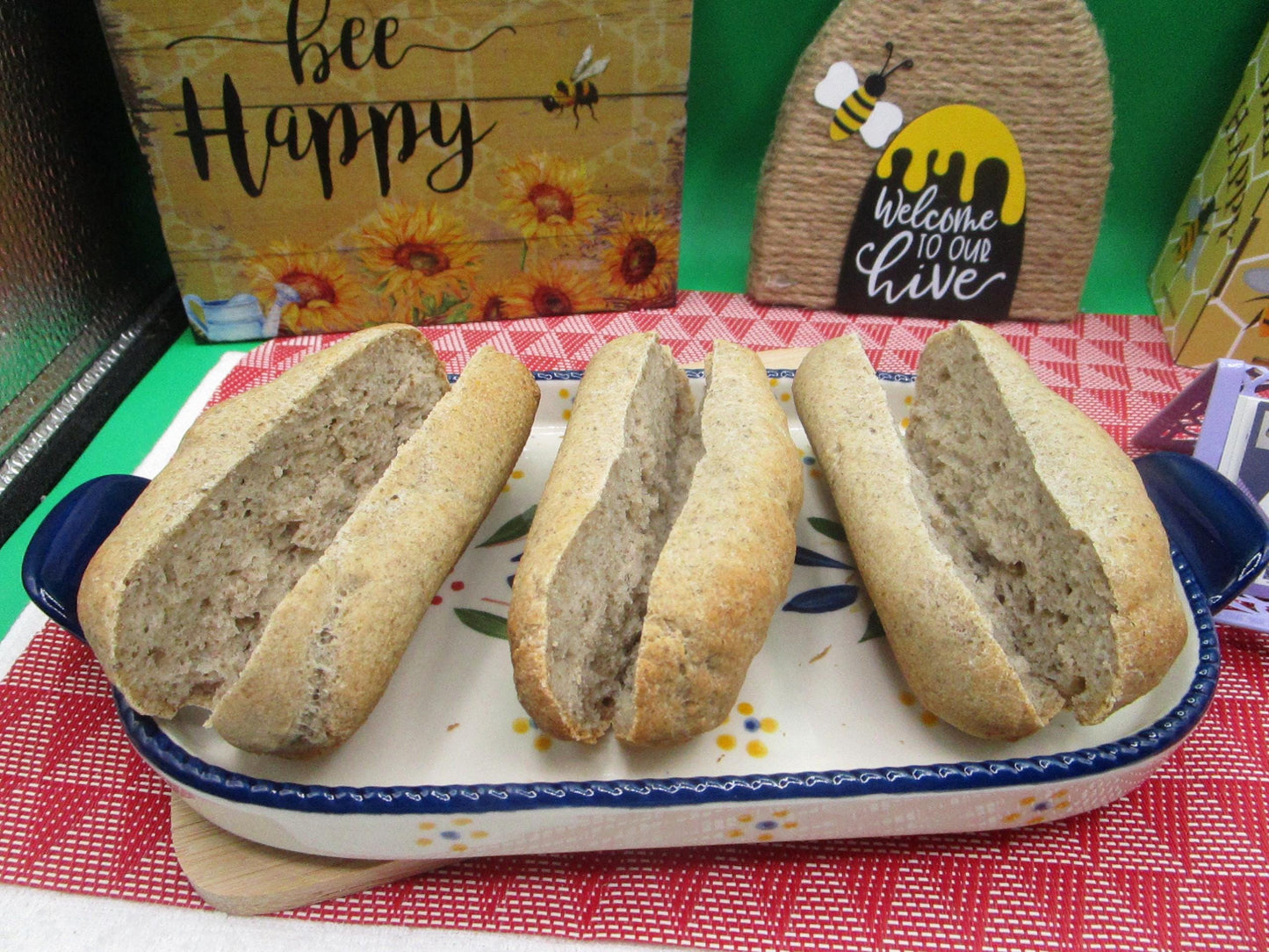 Petits pains hot dog sans céréales - Végétalien et sans allergènes