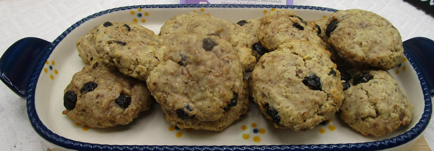 Biscuits de lactation aux myrtilles et à la vanille - Sans gluten et végan