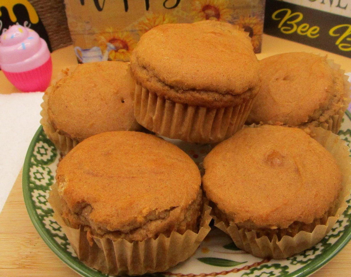 Muffins à la cannelle riches en protéines sans gluten - Sans produits laitiers et véganes