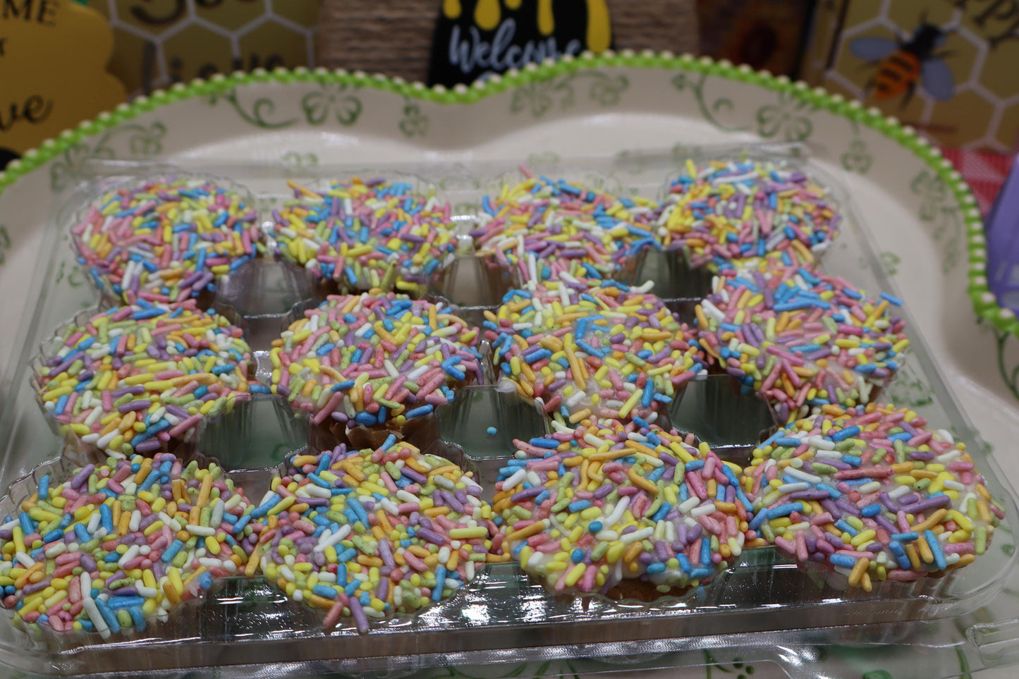 Boîte de Pâtisserie de Printemps - Assortiment Sans Gluten et Végétalien