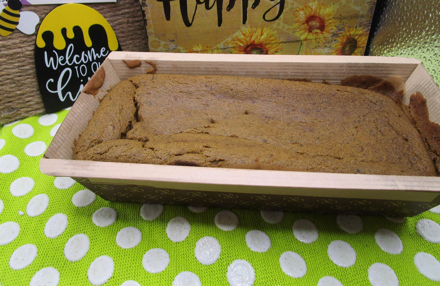 Gâteau à la citrouille épicé au matcha sans gluten - Végétalien et sans noix