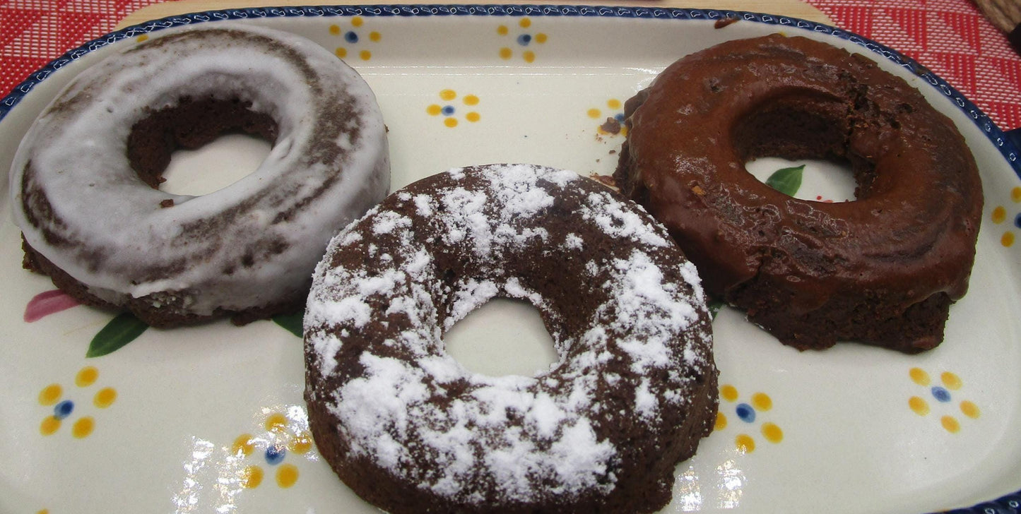 Gluten Free Chocolate Protein Donuts - Vegan & Low Carb