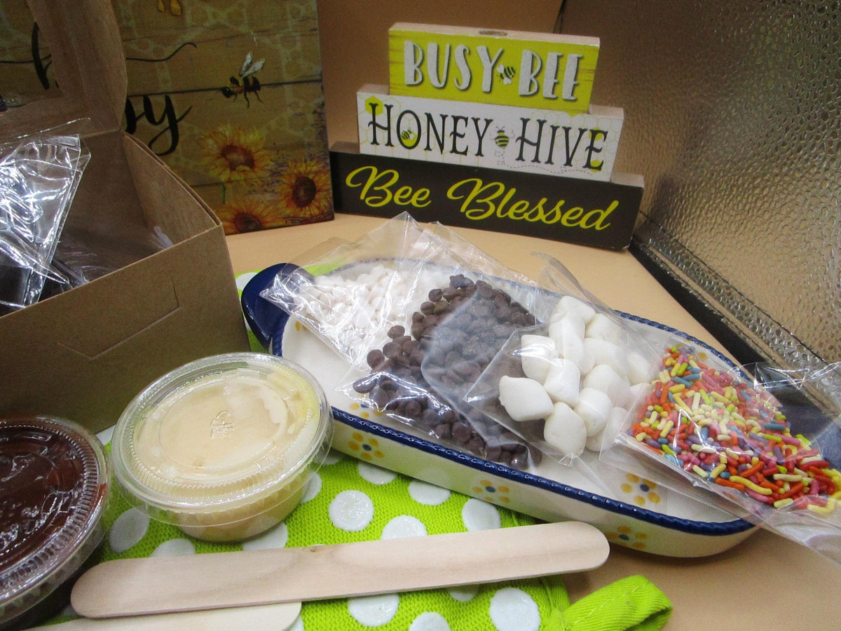 Kit de décoration de brownie S'mores sans gluten - Végétalien et sans allergènes