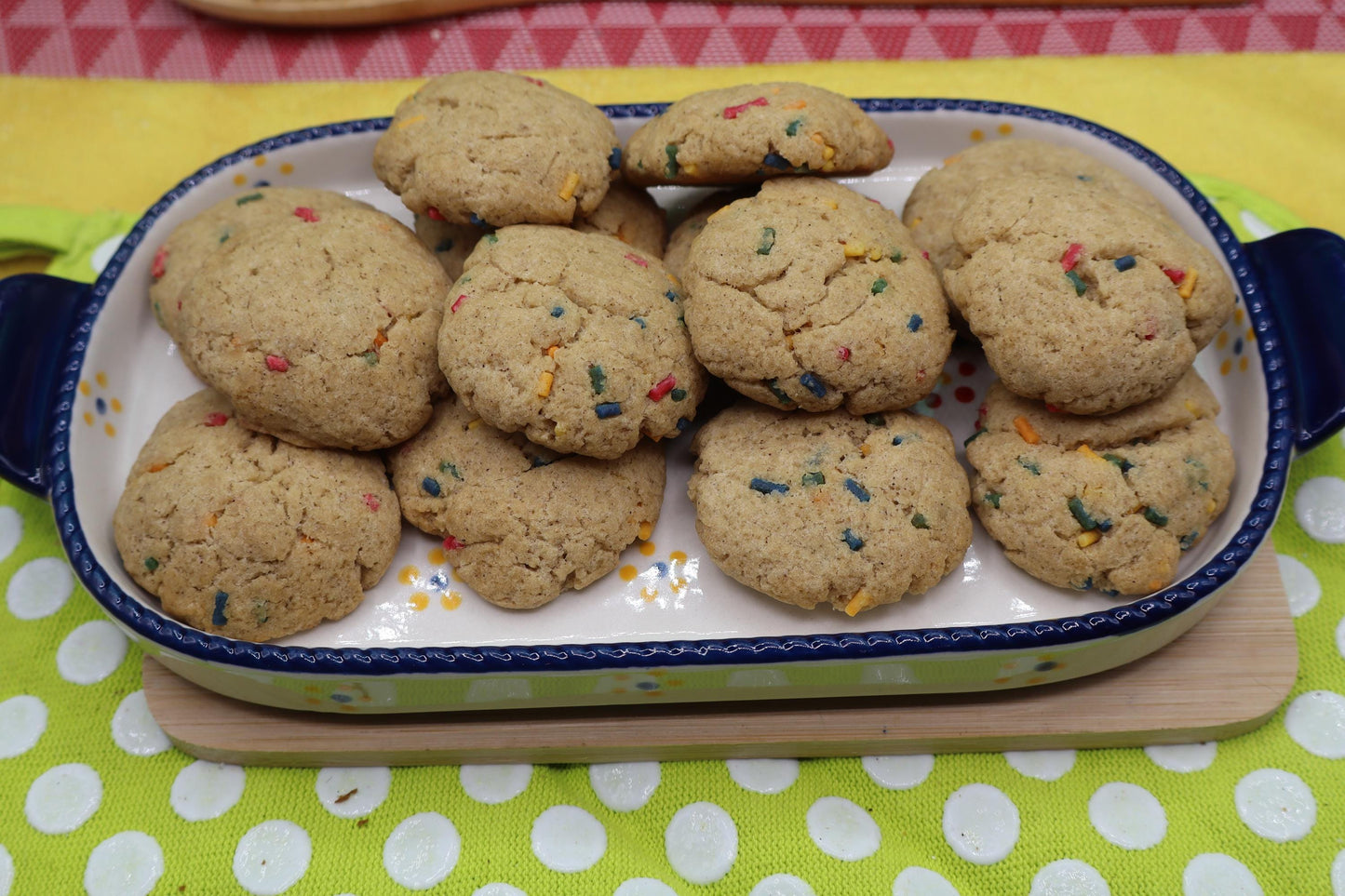 Biscuits Sucre Sans Gluten Rouge Blanc et Bleu - Végétalien et Amical pour les Allergies