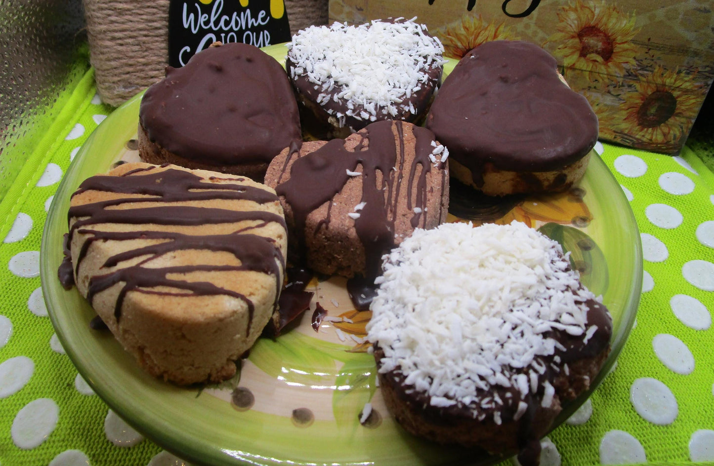 Biscuits en forme de cœur Keto - Treats sans gluten et véganes