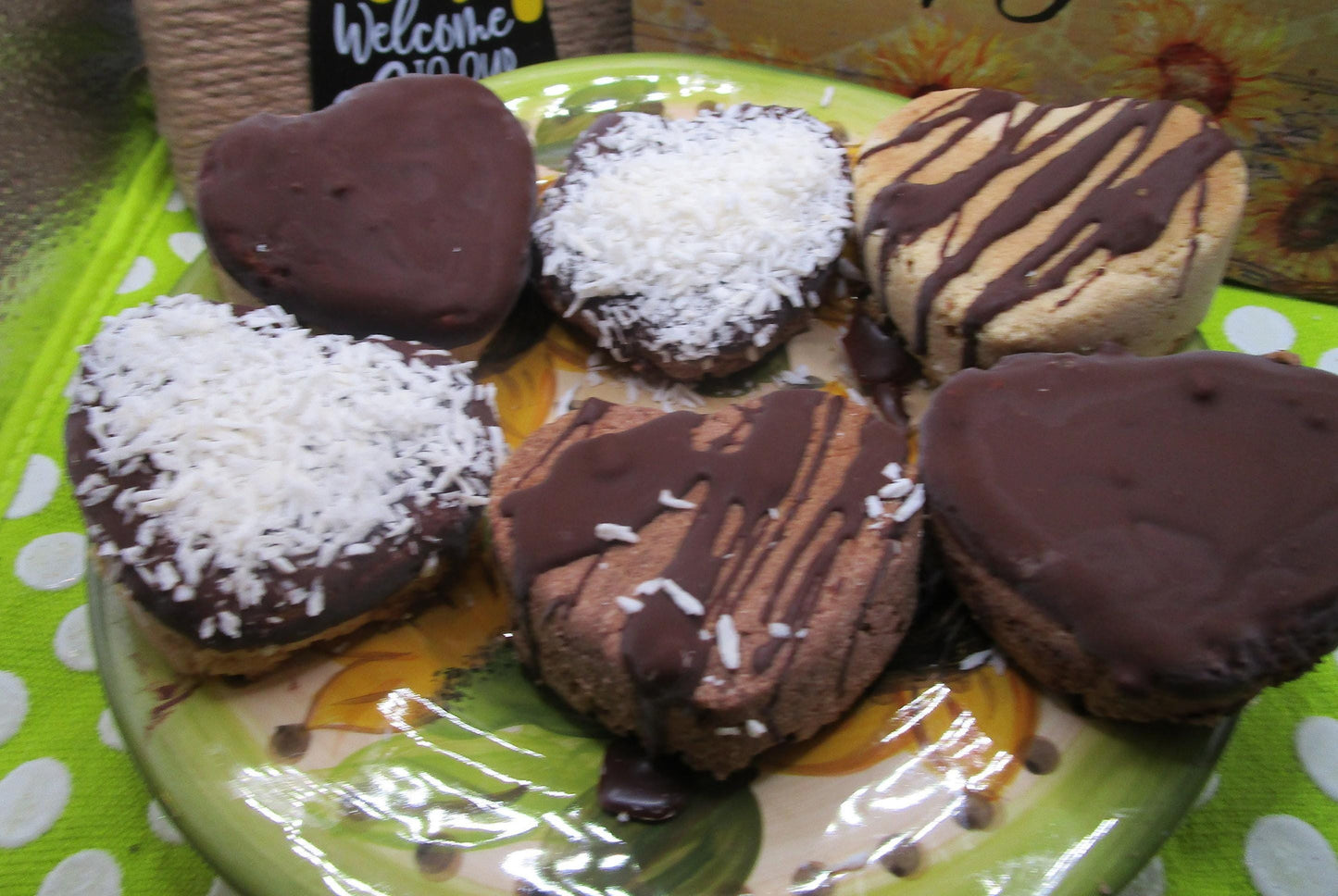 Biscuits en forme de cœur Keto - Treats sans gluten et véganes