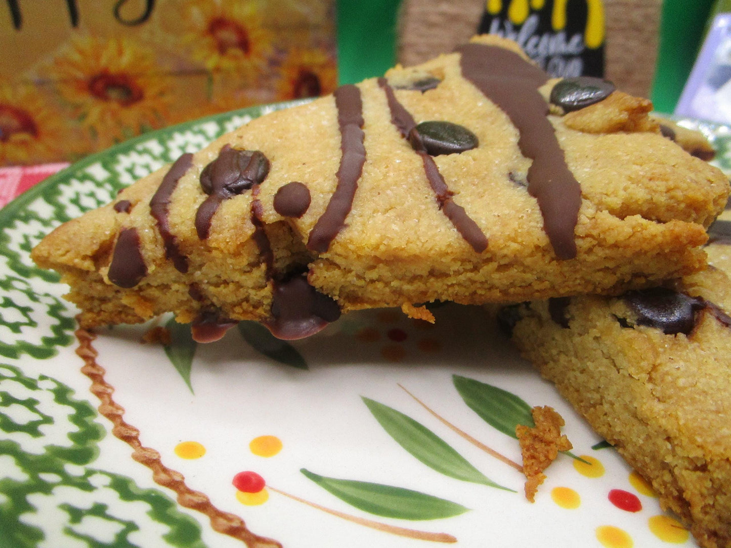Gourmet Chocolate Chip Keto Scones - Gluten Free & Vegan