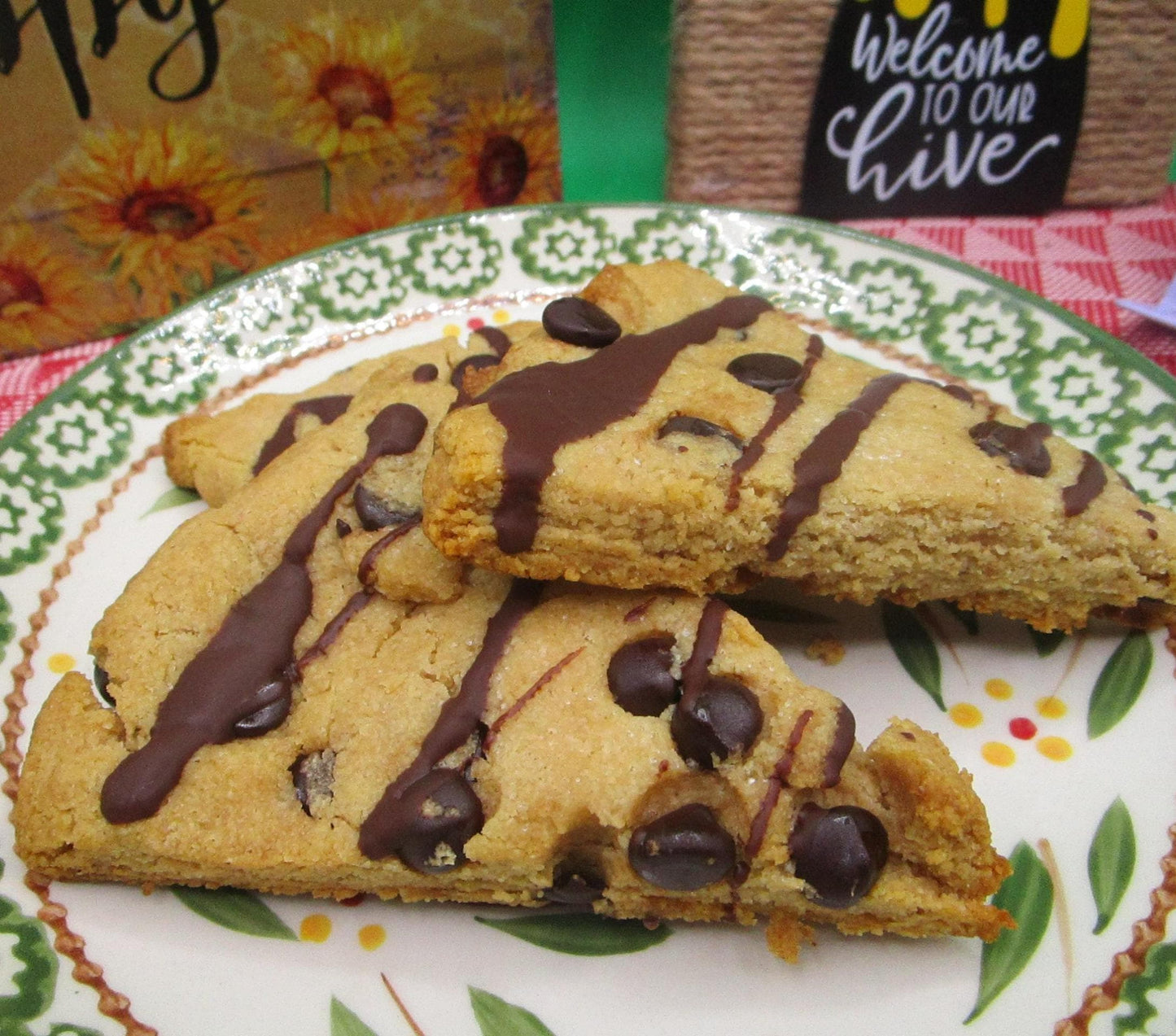 Gourmet Chocolate Chip Keto Scones - Gluten Free & Vegan