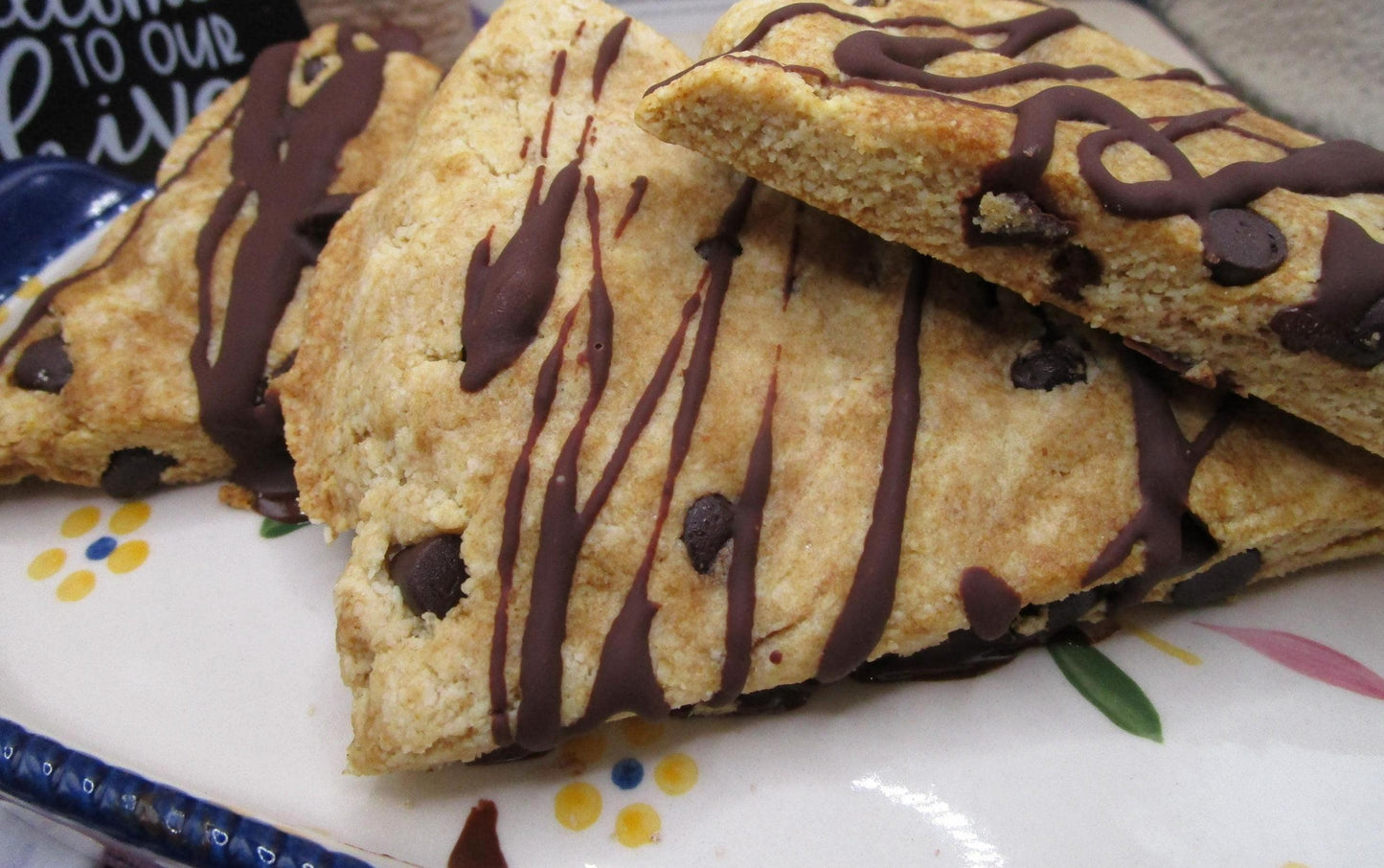 Gourmet Chocolate Chip Keto Scones - Gluten Free & Vegan