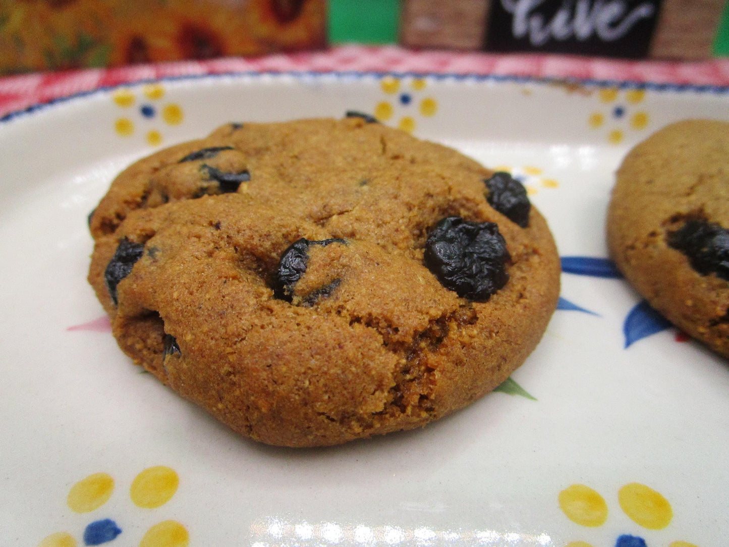 Blueberry Vanilla AIP Paleo Cookies - Gluten Free & Vegan