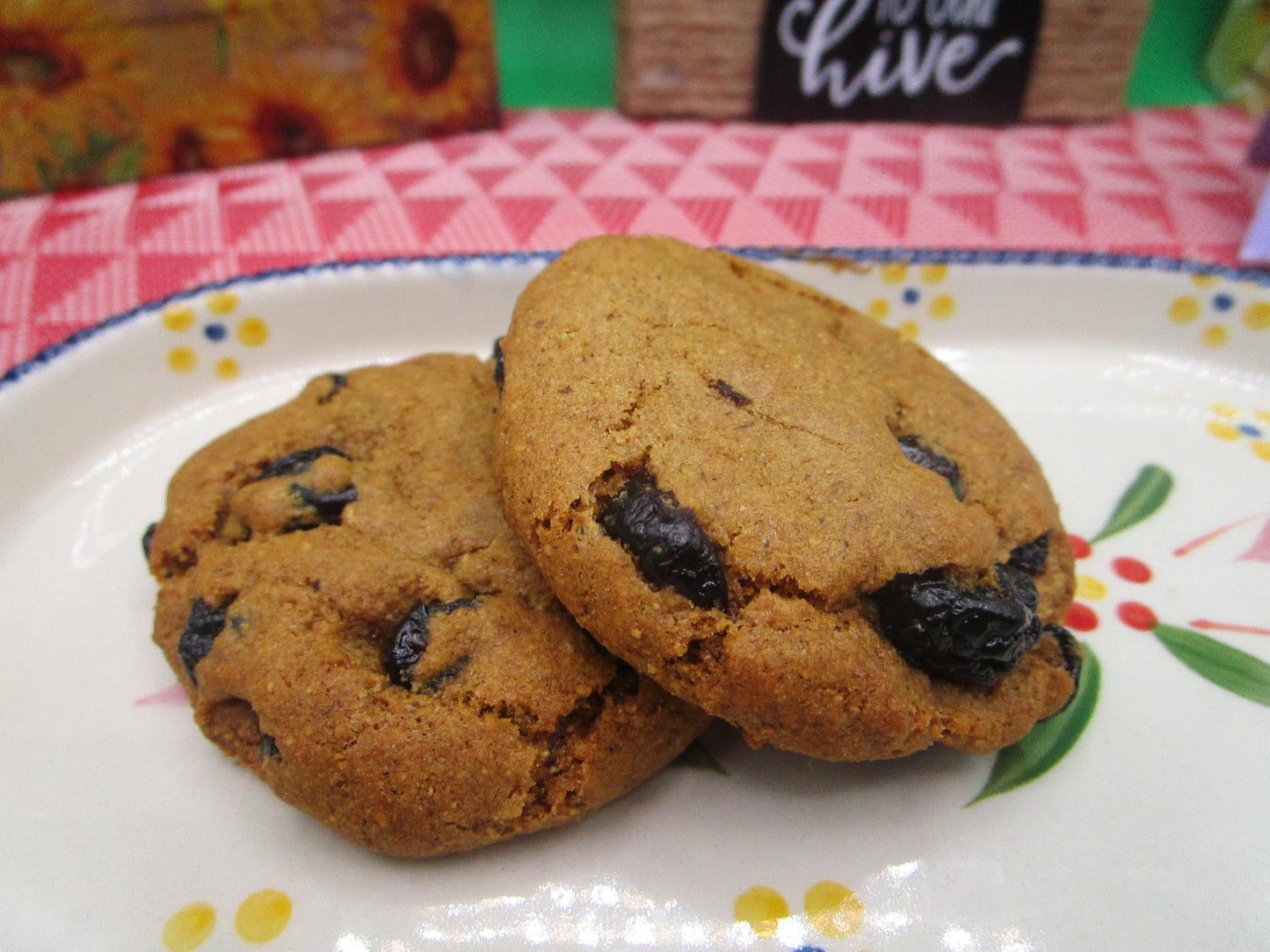 Blueberry Vanilla AIP Paleo Cookies - Gluten Free & Vegan