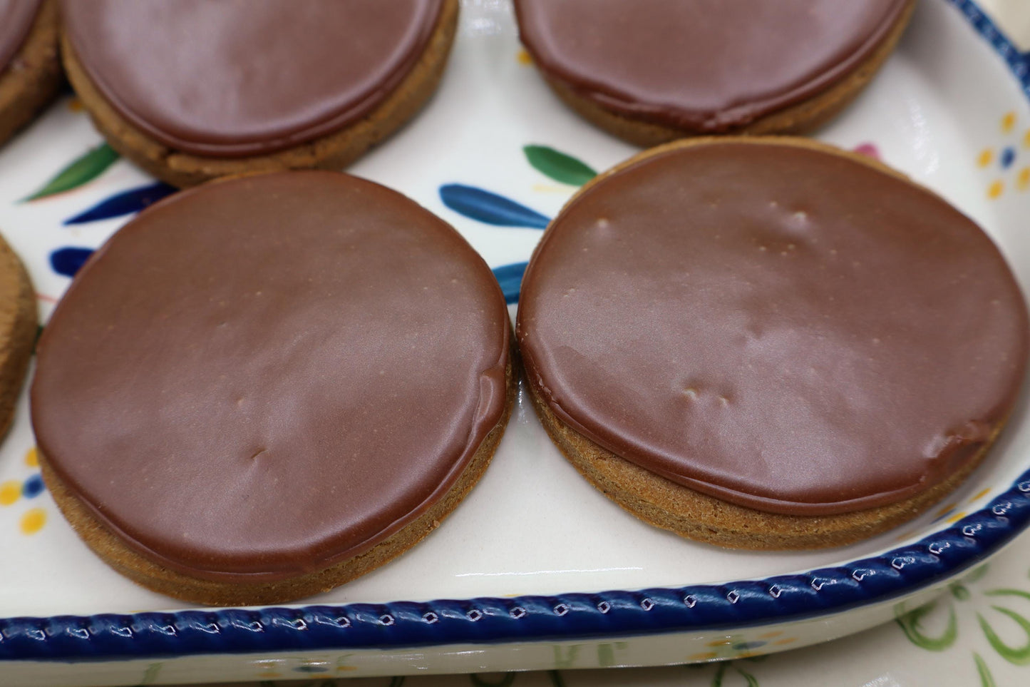 Biscuits Sucre Paléo - Végétalien, Sans Gluten, Glacés au Chocolat ou au Caroube