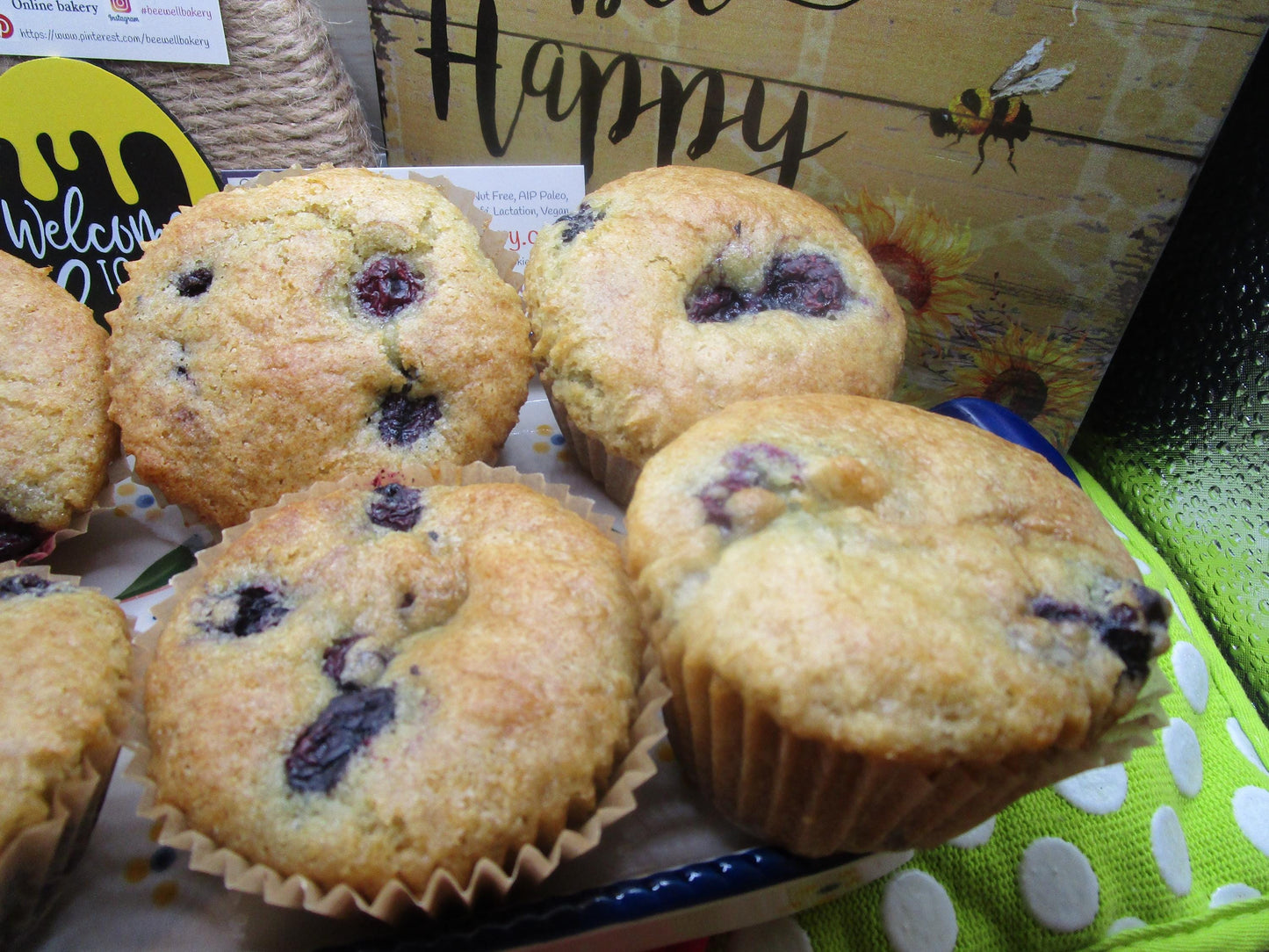 Muffins Végans Bio Sans Gluten - Délicieusement Conçus