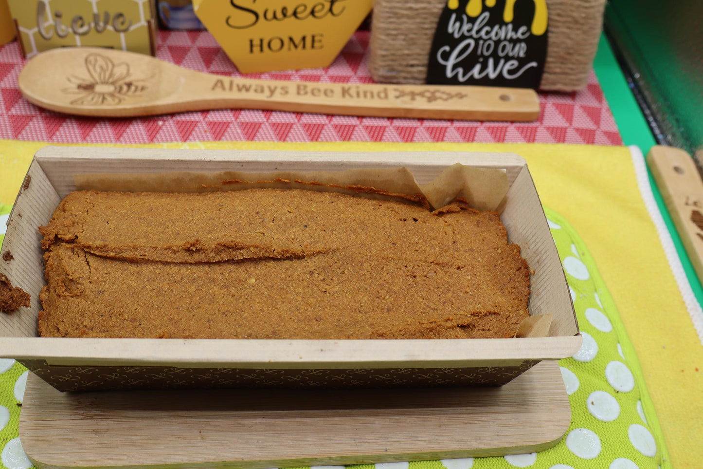 Pain à la citrouille biologique sans sucre - Sans gluten et végan
