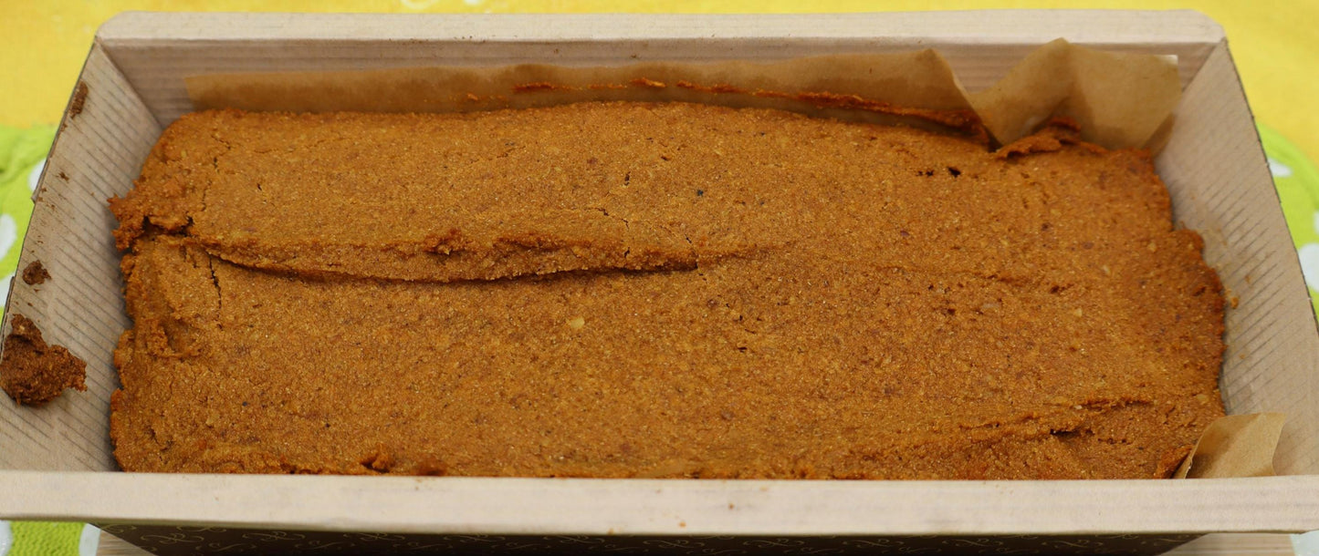Pain à la citrouille biologique sans sucre - Sans gluten et végan