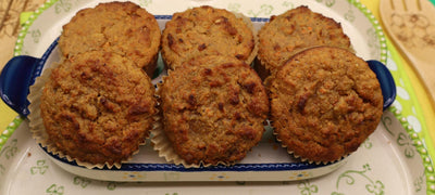 Muffin de Plátano Sin Gluten - Vegano y Sin Nueces