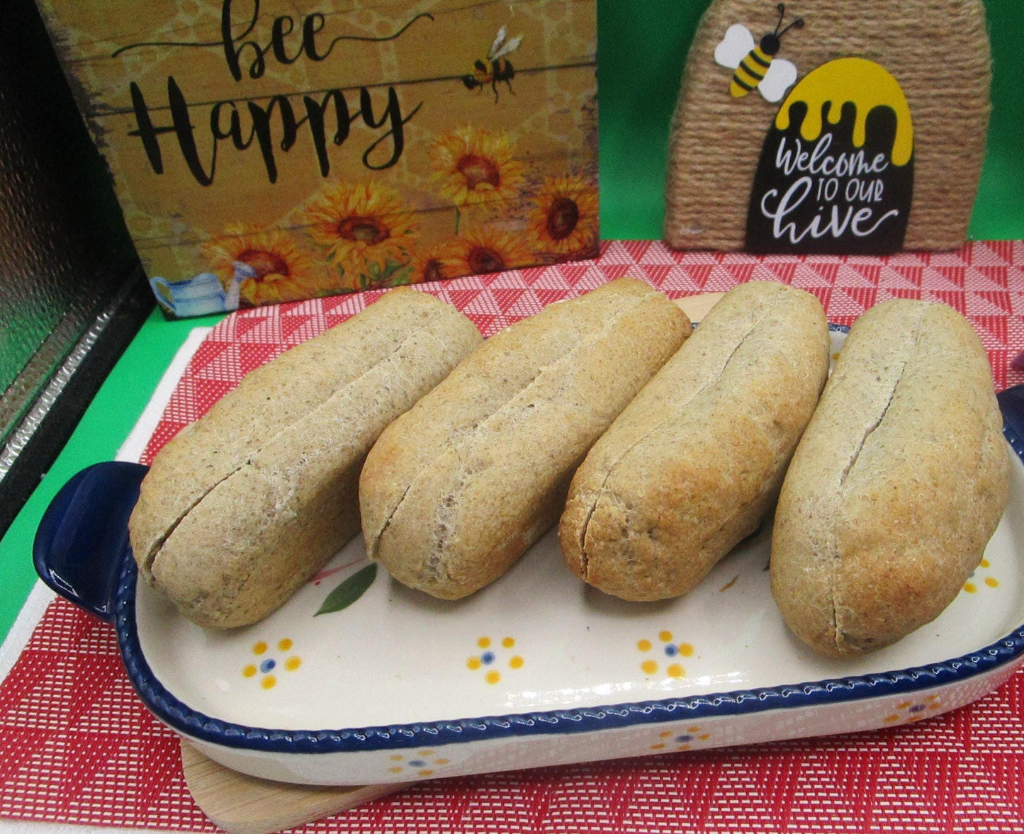 Petits pains hot dog sans céréales - Végétalien et sans allergènes
