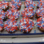 Mini Cupcakes Sans Gluten - Friandises de Célébration Rouge, Blanc et Bleu