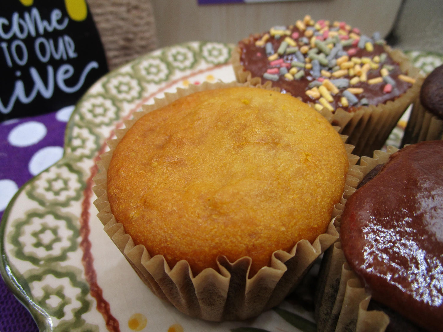 Cupcakes sans sucre et sans gluten - Chocolat et Vanille