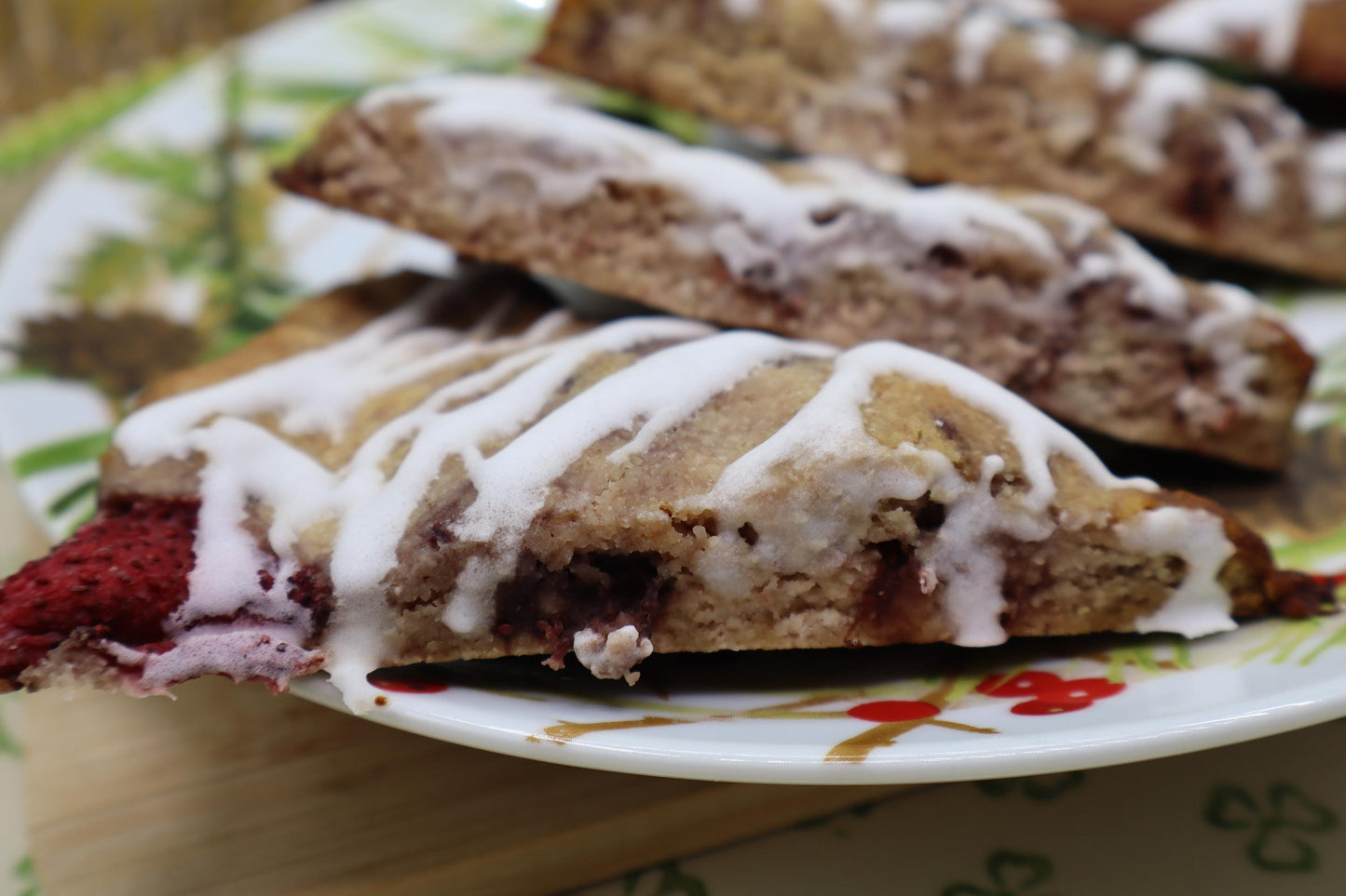 Scone Gourmet à la Fraise - Sans Sucre, Sans Gluten, Végétalien