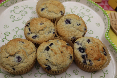 Muffins Veganos Sin Gluten Premium - Delicia de Arándano