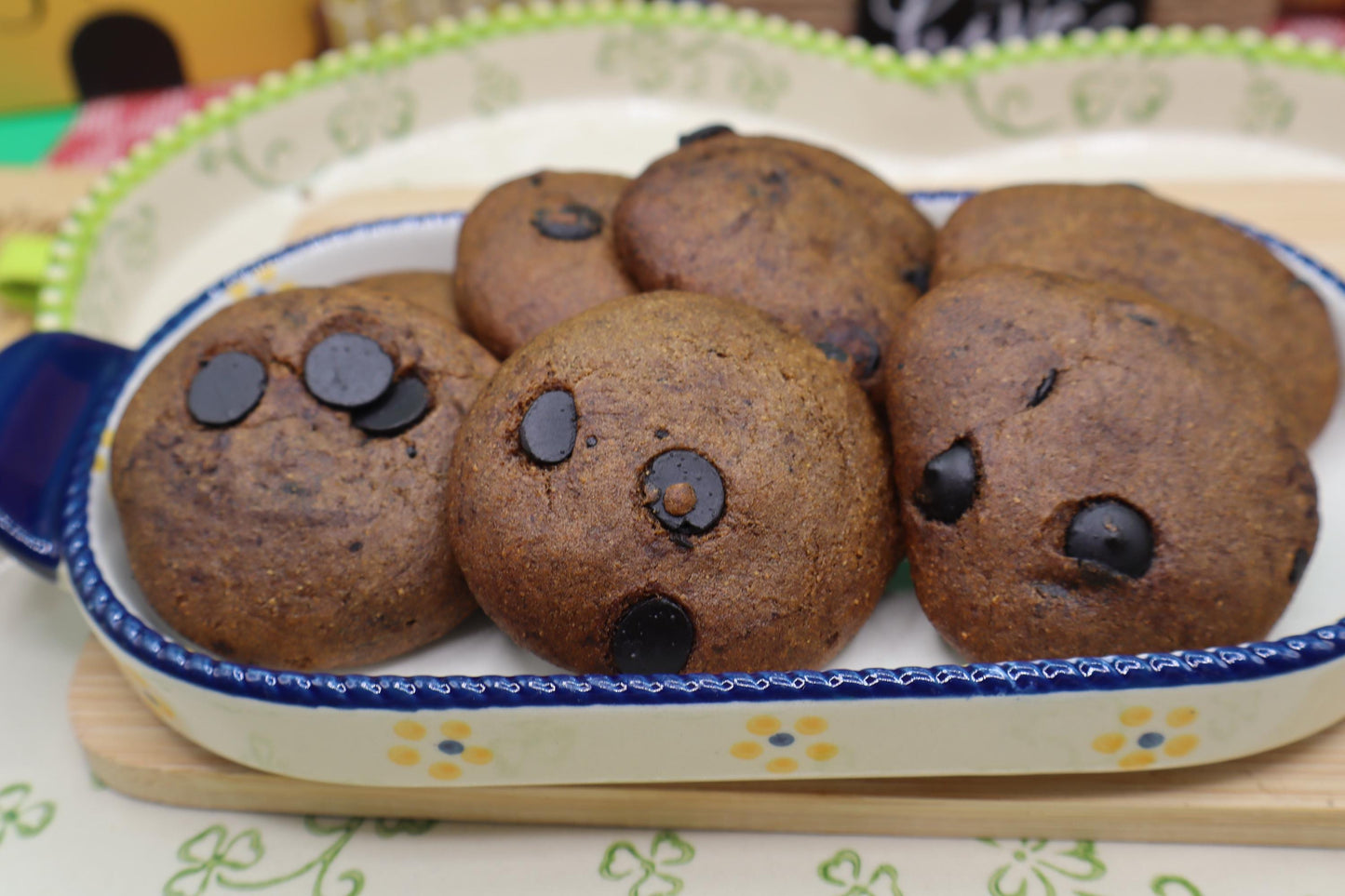 AIP Paleo Tiger Nut Cookies - Carob Peppermint, Gluten Free & Dairy Free