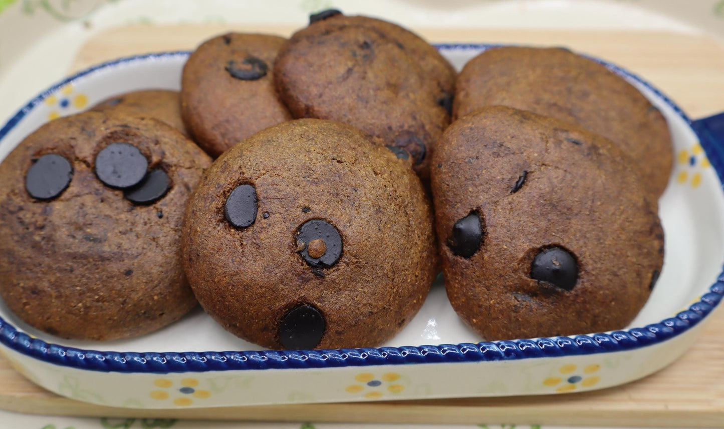 AIP Paleo Tiger Nut Cookies - Carob Peppermint, Gluten Free & Dairy Free