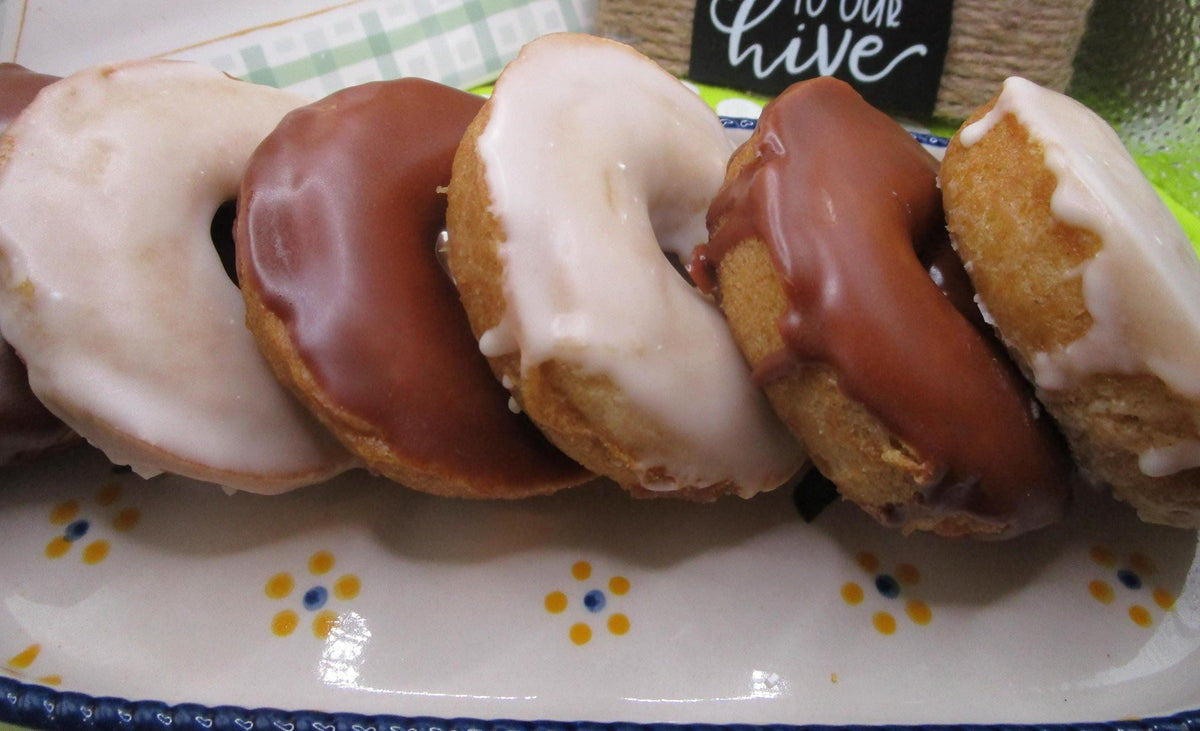 Donuts Glacés à la Vanille - Sans Gluten et Végétalien