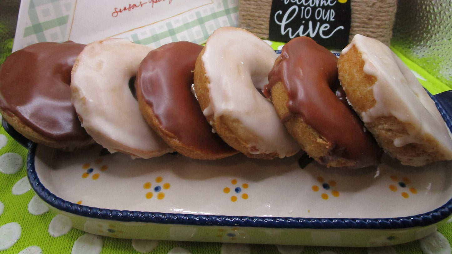 Donuts Glacés à la Vanille - Sans Gluten et Végétalien