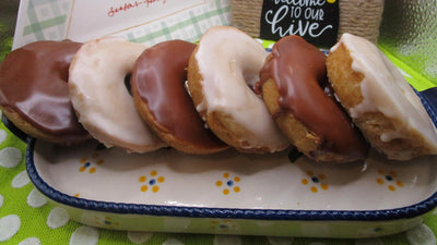 Donuts Glacés à la Vanille - Sans Gluten et Végétalien