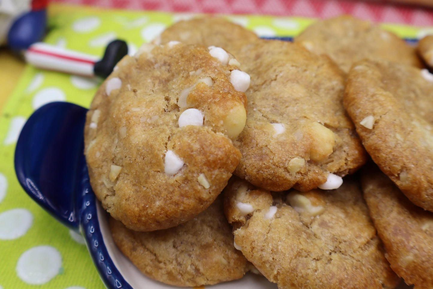 Cookies aux pépites de chocolat blanc sans gluten - Végétalien et sans allergènes