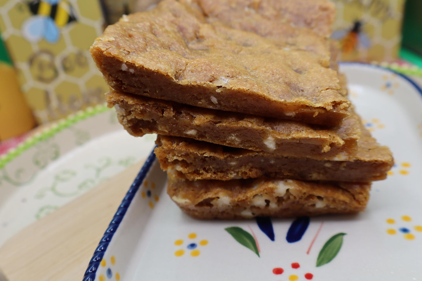 Allergy-Friendly Gluten Free Blondie Bar - Vegan Treat