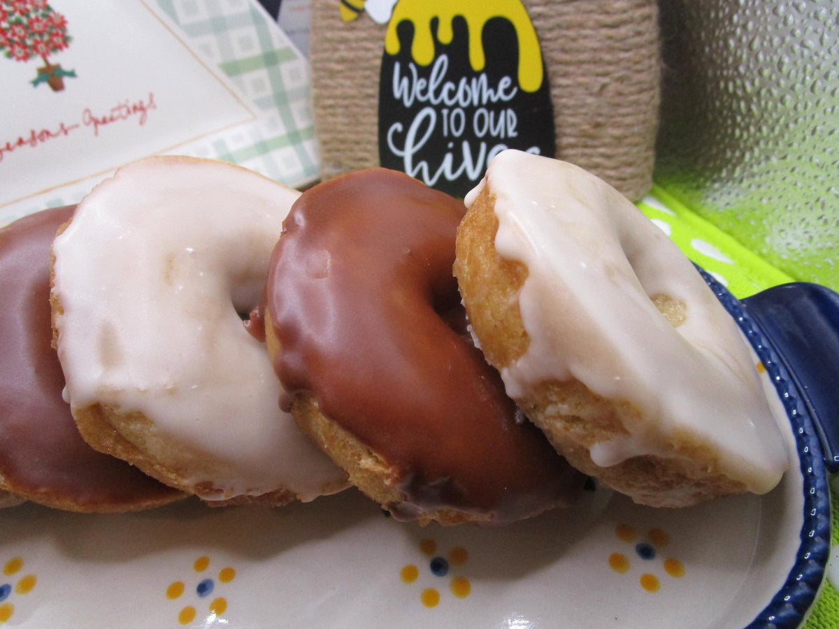 Donuts Glacés à la Vanille - Sans Gluten et Végétalien