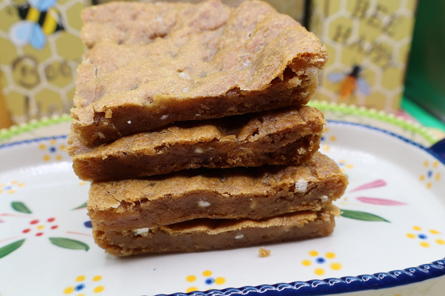 Allergy-Friendly Gluten Free Blondie Bar - Vegan Treat