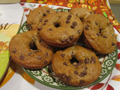 Donuts à la banane sans gluten - Végétalien et sans noix