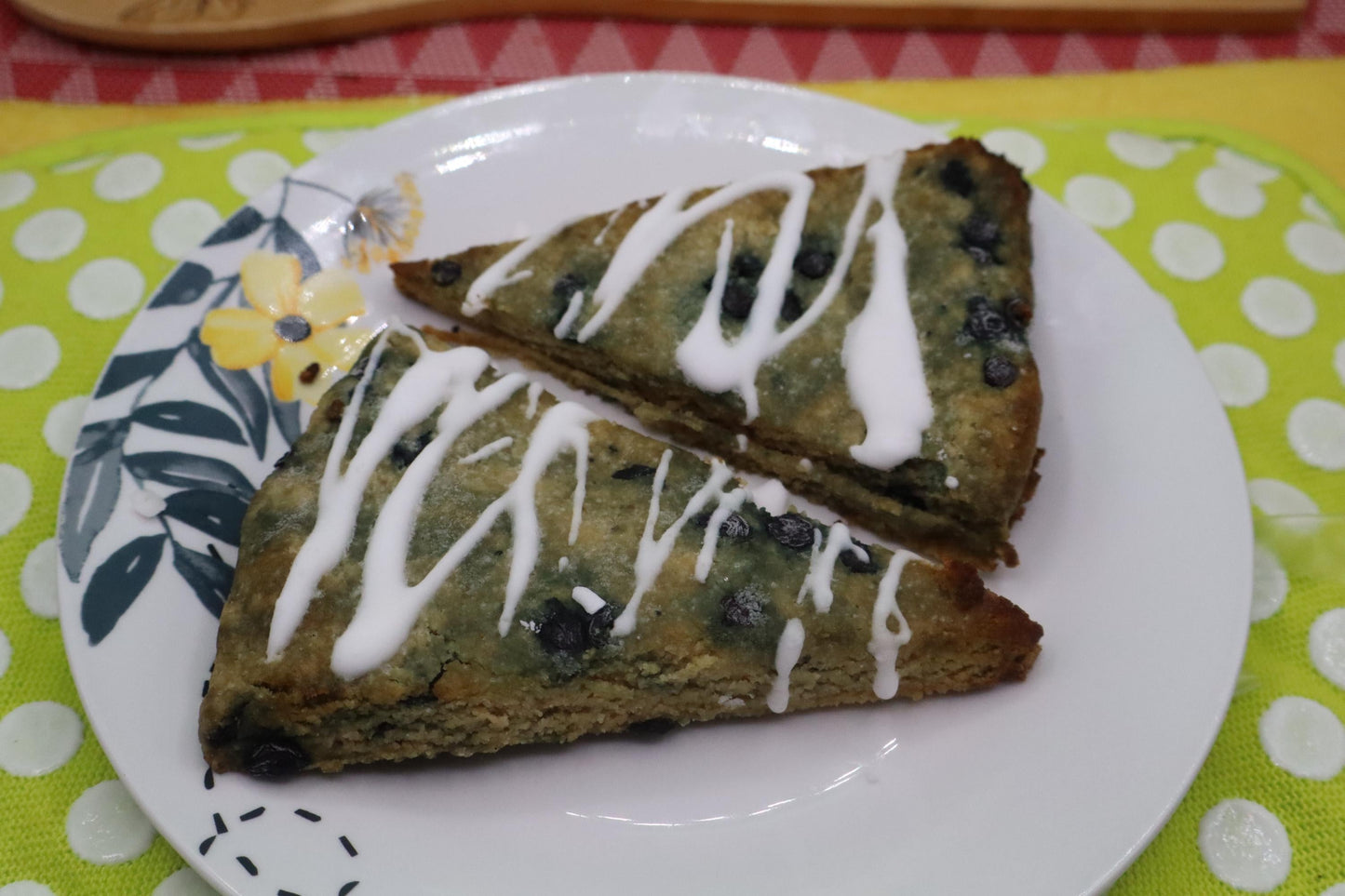 Cranberry White Chocolate Chip Keto Scones - Gluten Free & Vegan