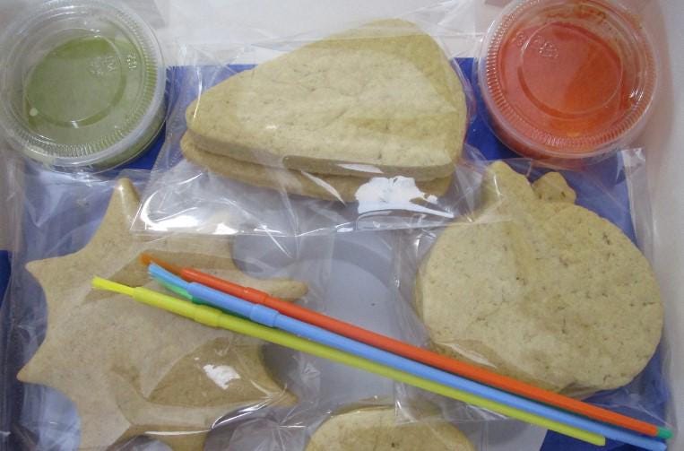 Kit de biscuits d'Halloween sans gluten - Sans produits laitiers et sûr pour l'école