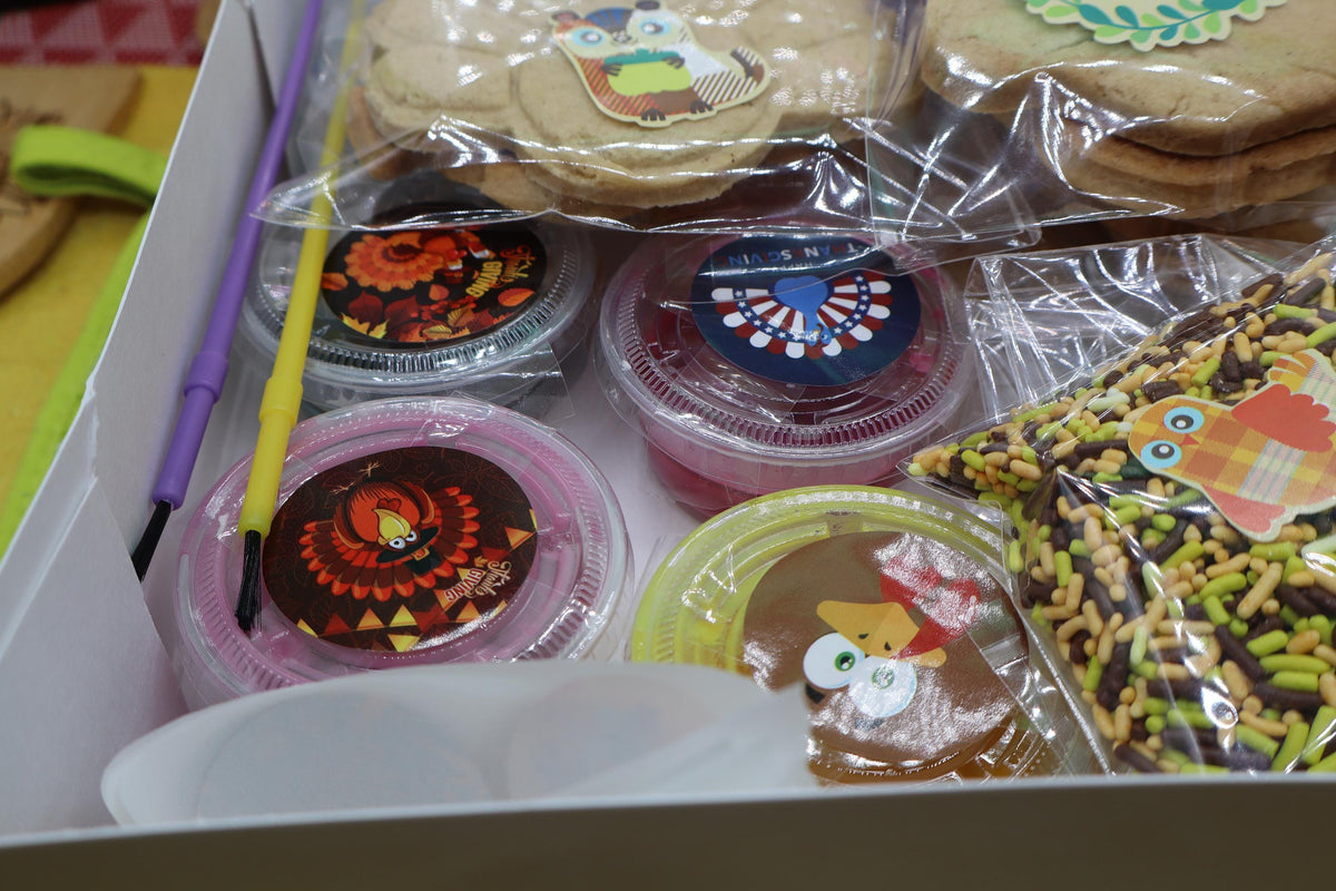 Kit de biscuits d'Halloween sans gluten - Sans produits laitiers et sûr pour l'école