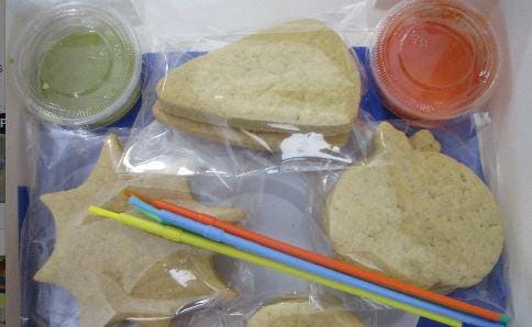 Kit de biscuits d'Halloween sans gluten - Sans produits laitiers et sûr pour l'école