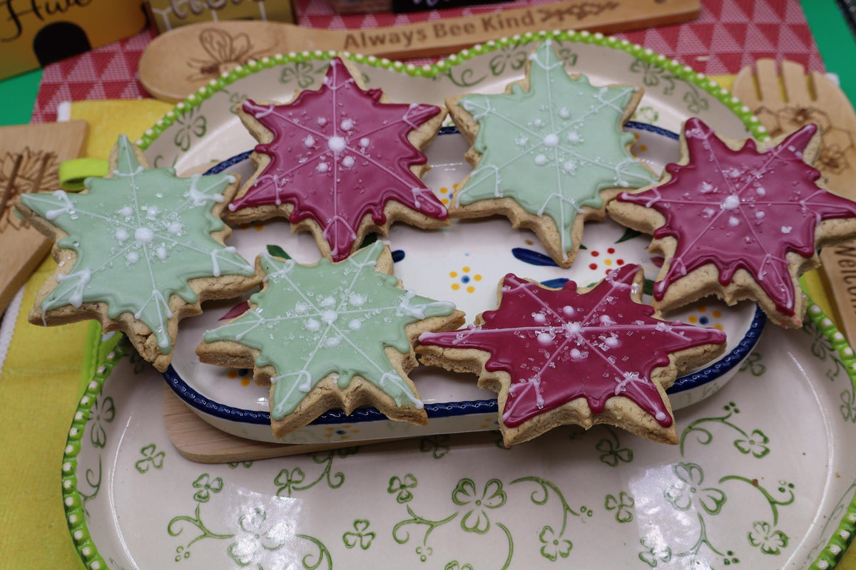 Gluten Free Snowflake Sugar Cookies - Vegan & Allergy Friendly