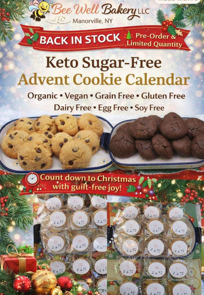 Galletas del Calendario de Adviento Keto - Sin Gluten y Veganas