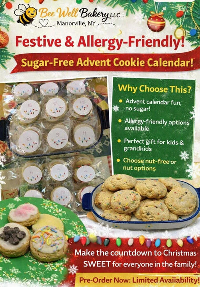 Galletas del Calendario de Adviento Sin Azúcar - Sin Gluten, Veganas, Delicias Navideñas