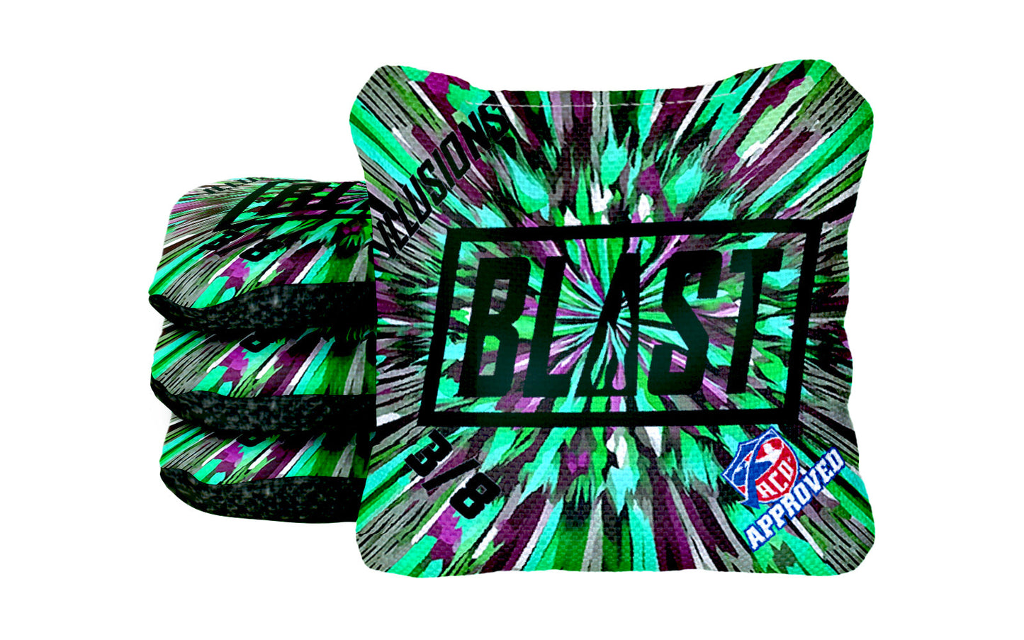 Illusions Burst Cornhole Bags - ACO Certified Performance - Korvel